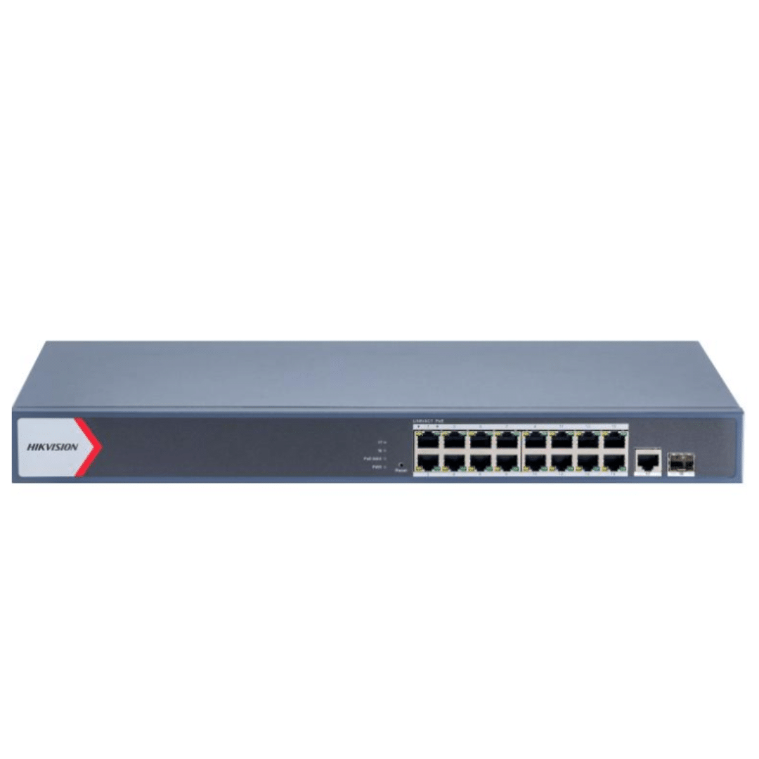 Switches Hikvision 16 Puertos PoE