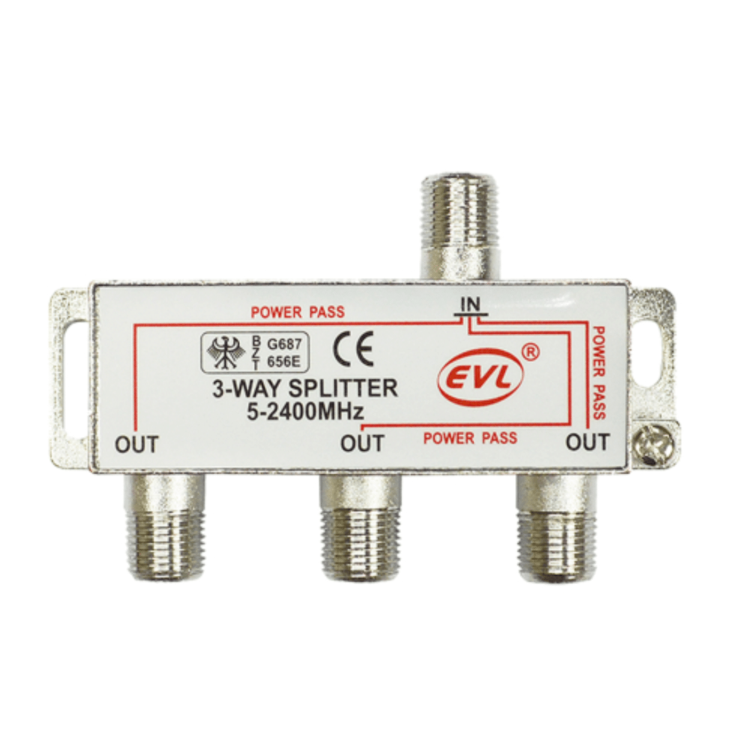 Splitter RG-6 3 vias