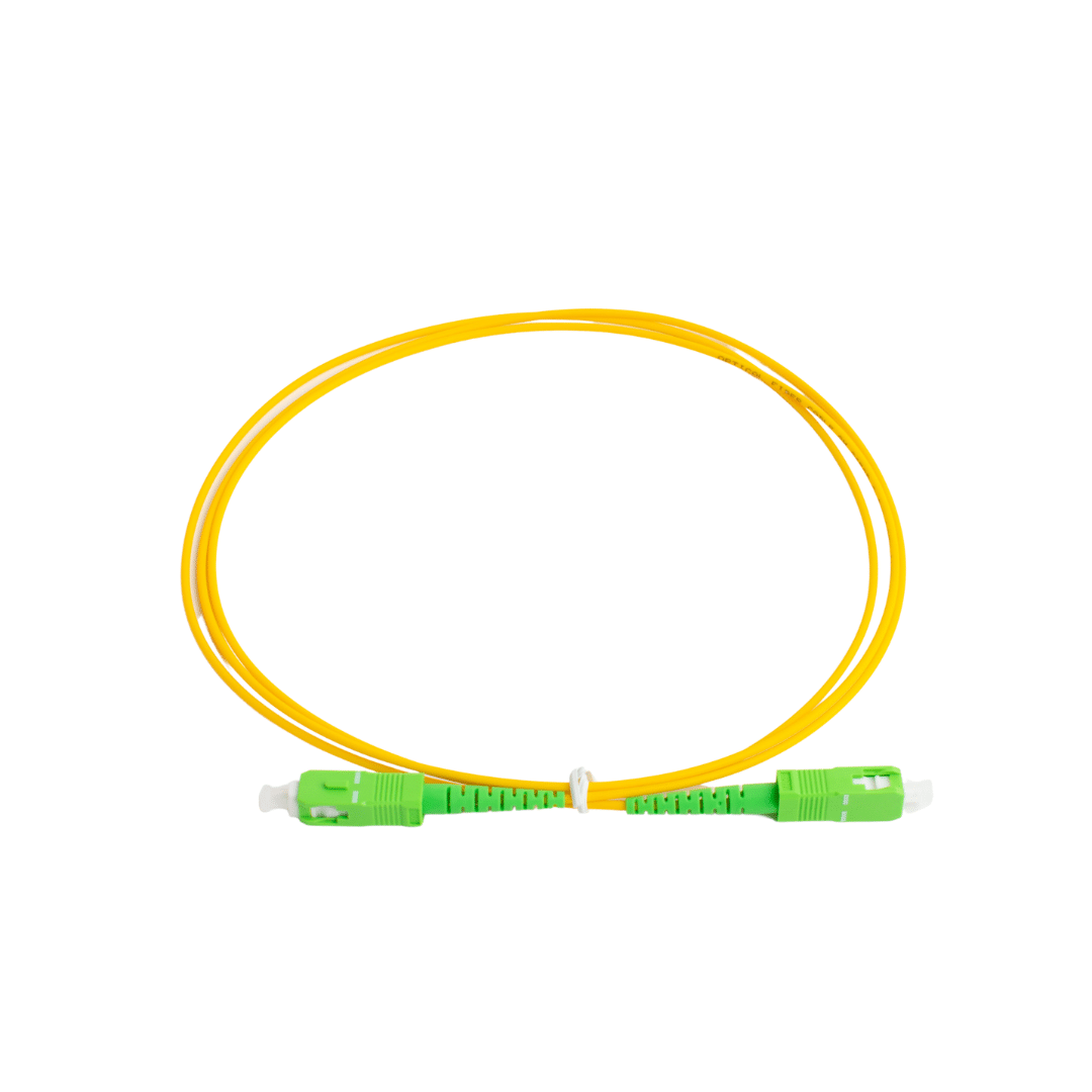Patch Cord de fibra SC/APC a SC/APC de 1.5 m