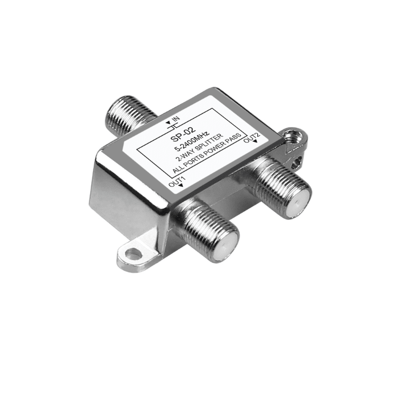 Splitter para cable RG-6 2 vias